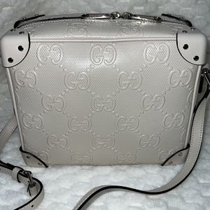 Gucci 626363 Leather Handbag-Authentic-EUC